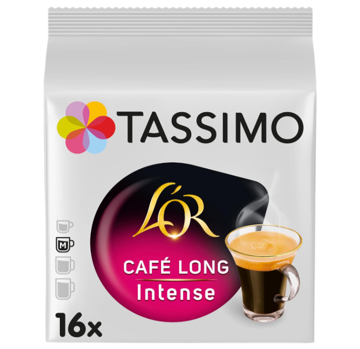 Levně Tassimo L'or Cafe Long Intense 128g 16 kapslí