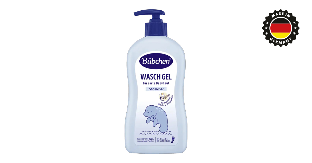 Bübchen Baby sprchový gel Sensitive s dávkováním 400 ml