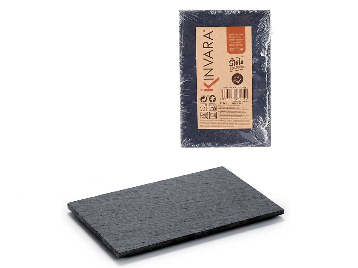 Levně Kinvara Břidlicový talíř na předkrmy 15x10 cm