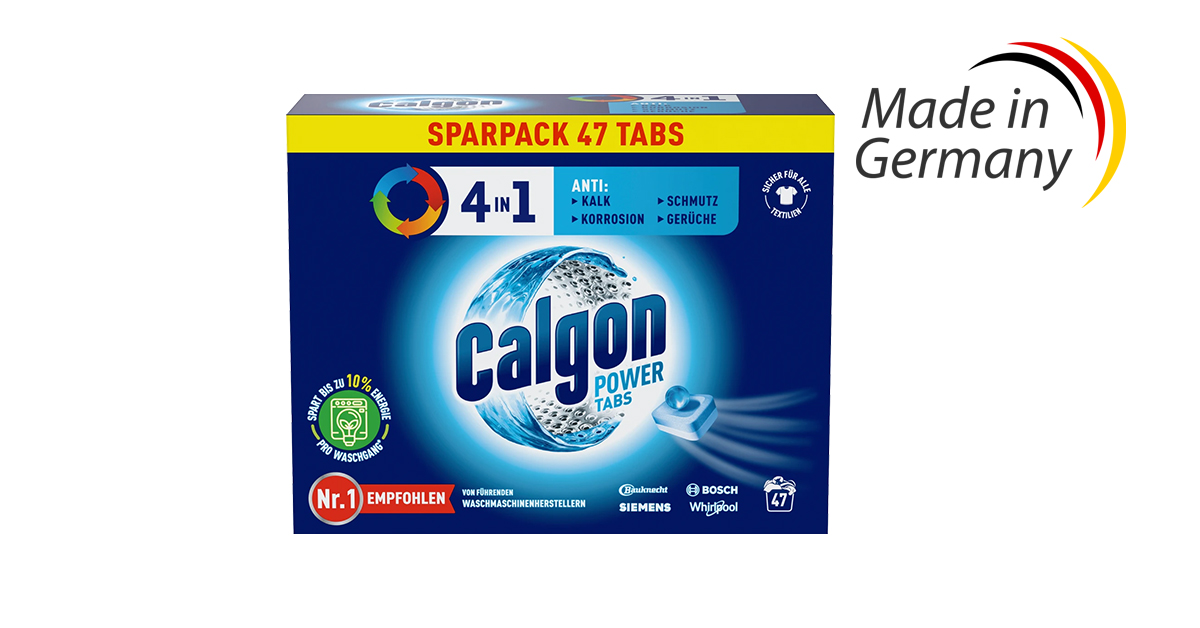 Calgon 4v1 čisticí tablety do pračky 47 ks