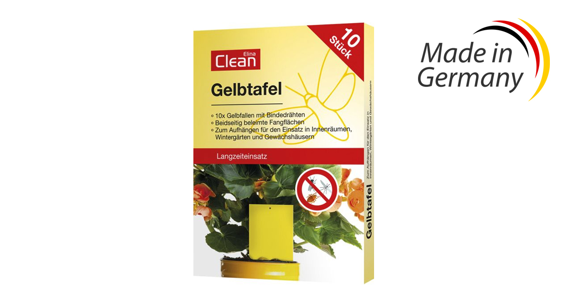 Levně Clean lapač much 9x13 cm s lepidlem 10ks