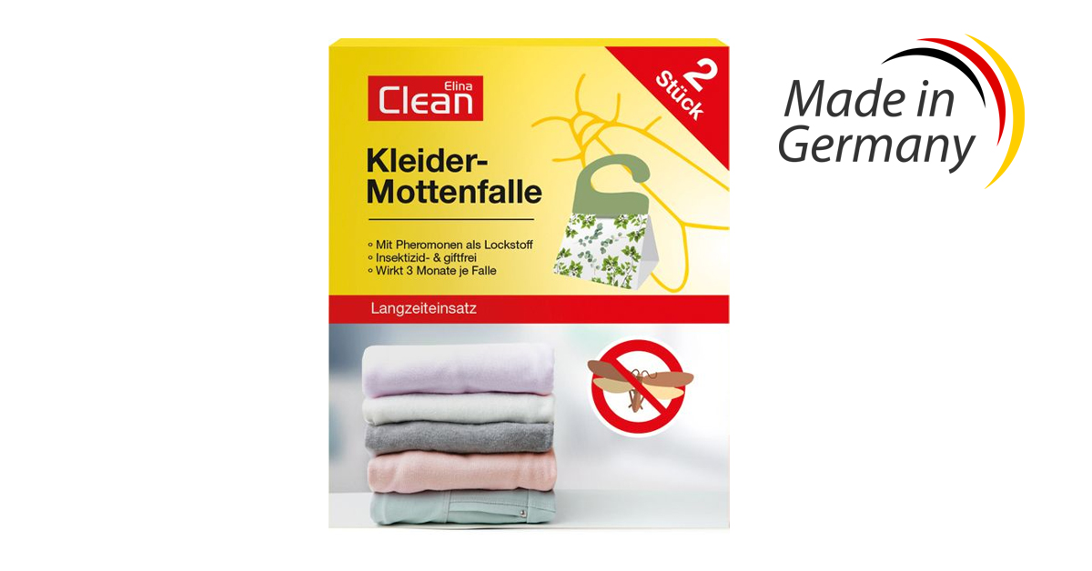 Levně Clean past na šatní moly 2ks