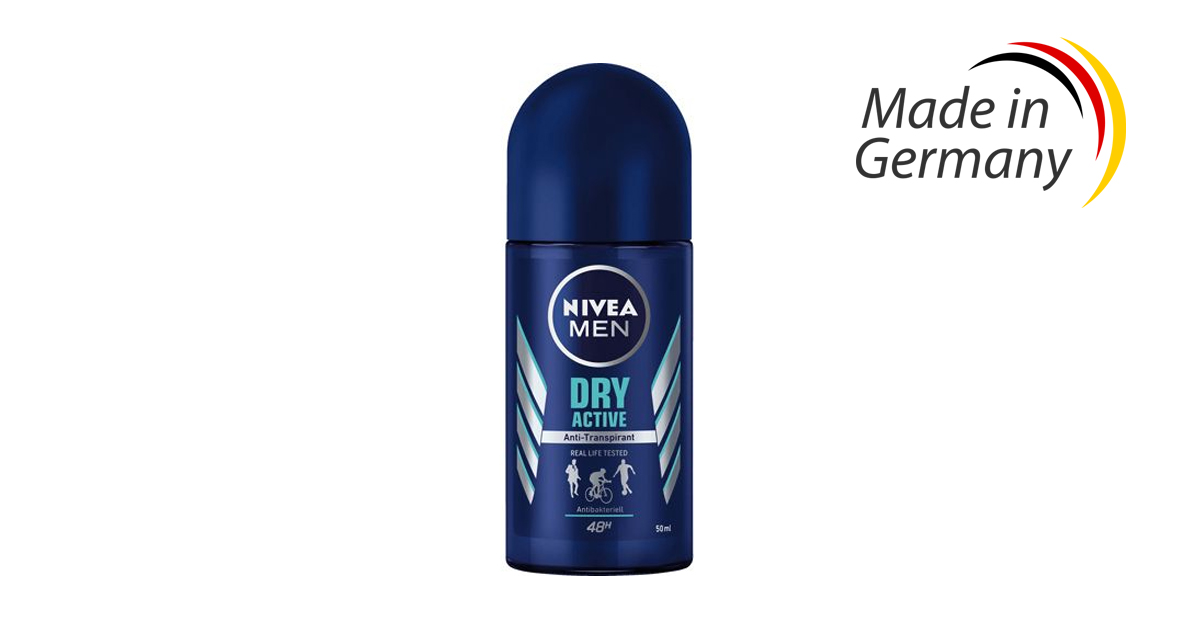 Levně NIVEA MEN Dry Active Antiperspirant Roll-On 50ml
