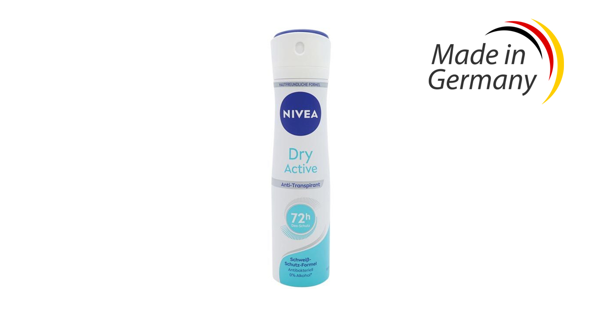 Levně NIVEA Dry Active antiperspirant sprej 150ml