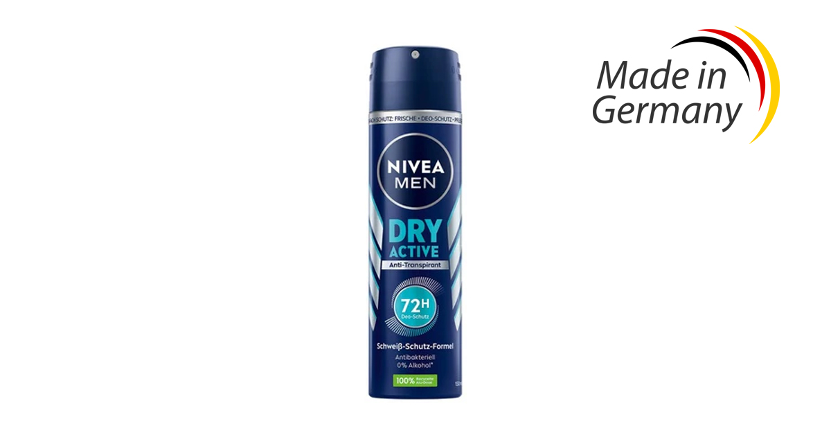 Levně Nivea Men sprej proti pocení Dry Active 150ml