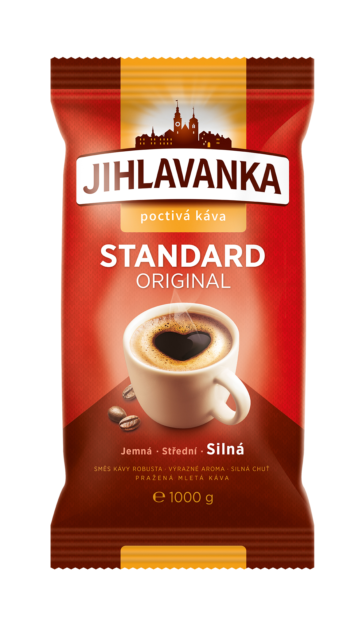 Jihlavanka Standard mletá káva 1kg
