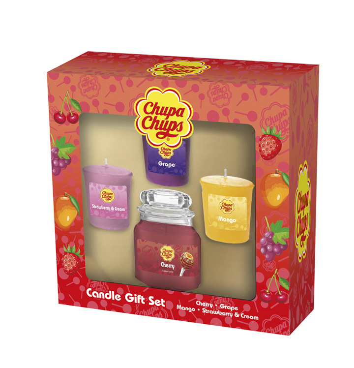 Levně Chupa Chups Candle Gift Set 240g