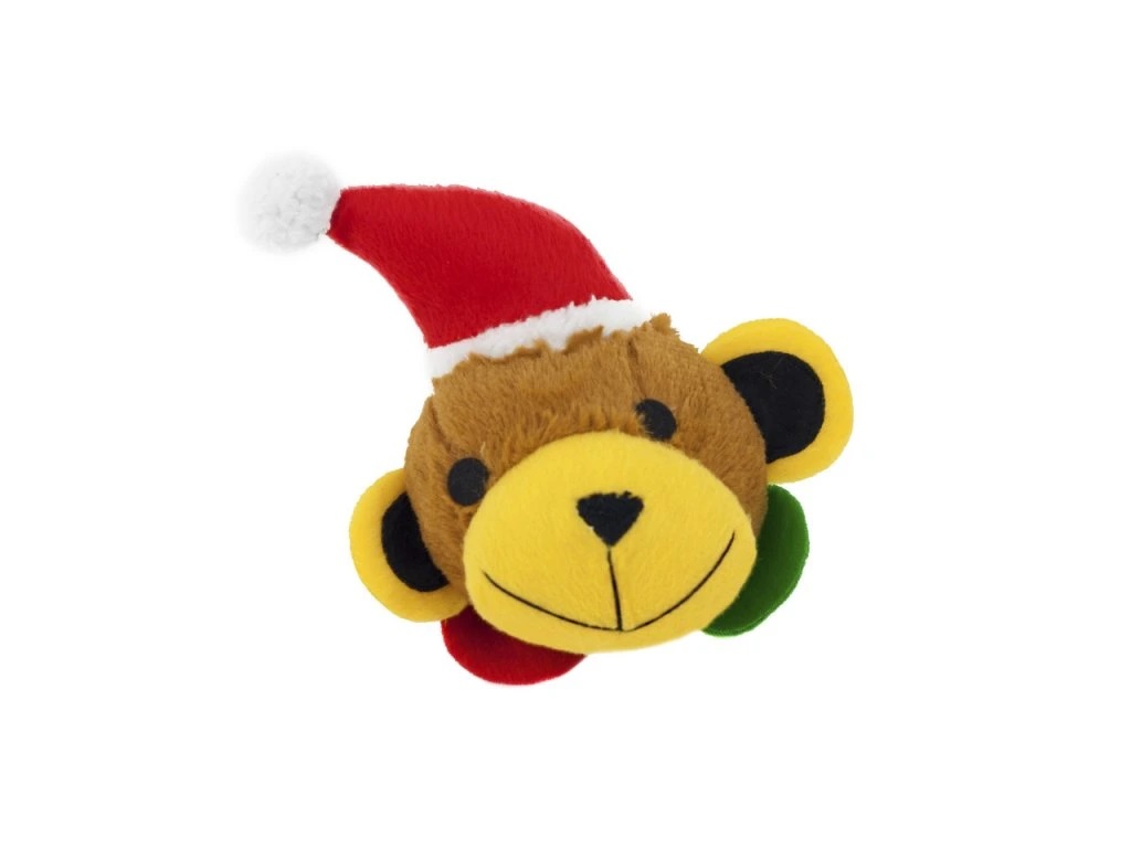 Akinu hračka pro psa vánoční méďa míček