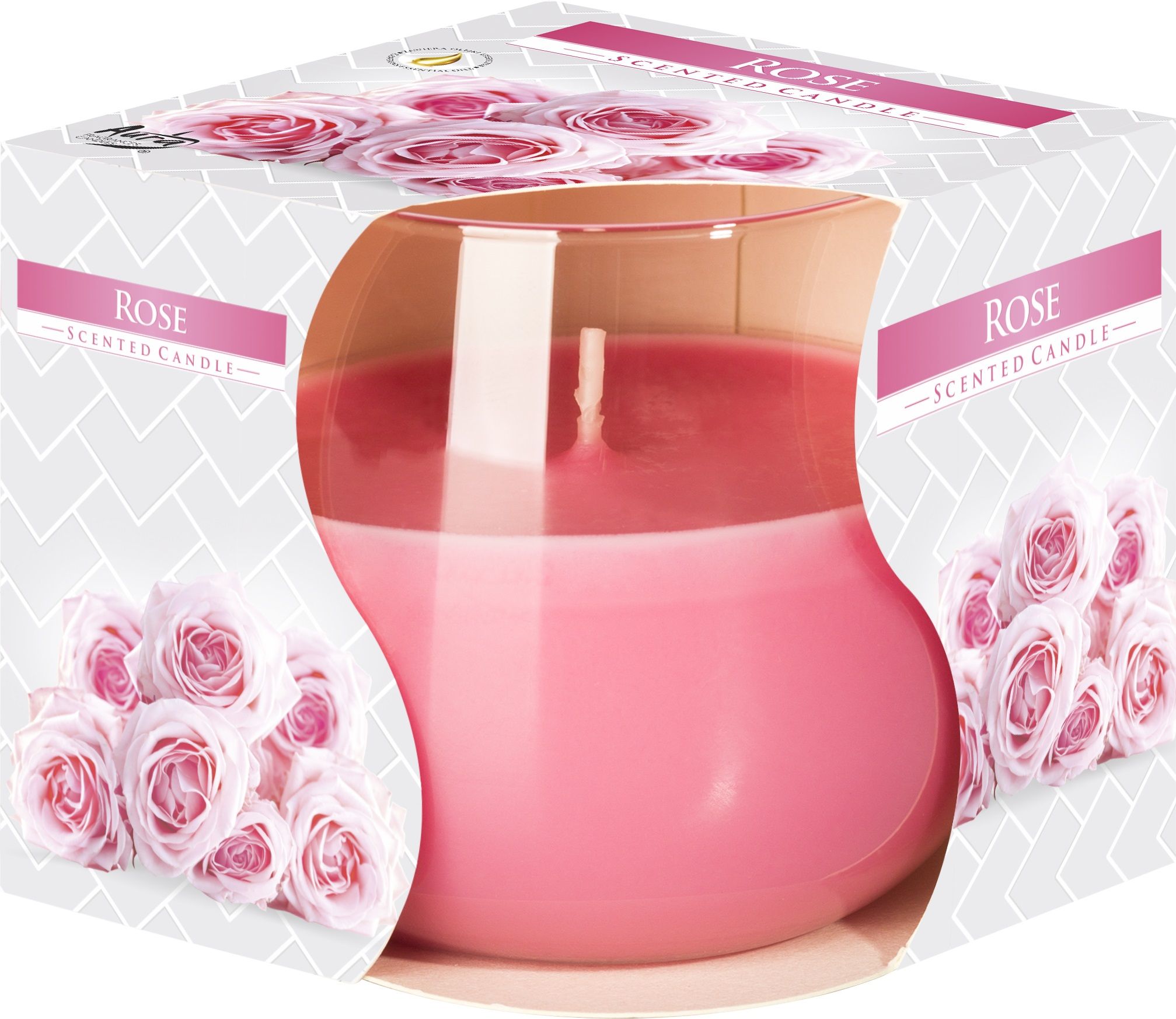 Levně Bispol vonná svíčka Rose 130g