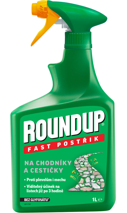 Roundup Fast 1L bez glyfosátu – herbicid proti plevelům
