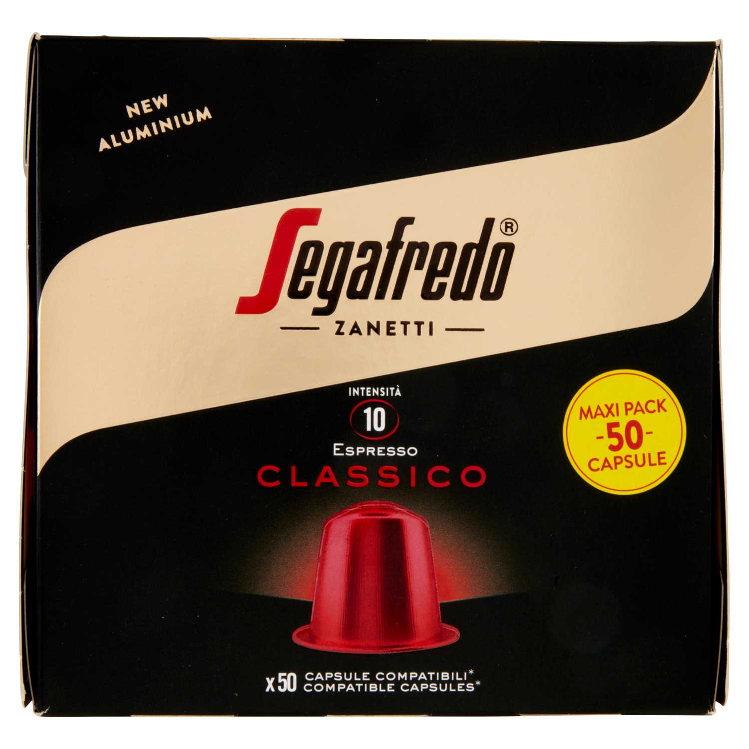 Levně Segafredo Espresso Classico Maxi Pack 50 kapslí