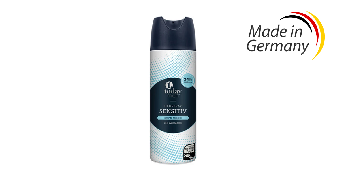 Levně today Sensitiv Deospray pro muže 200 ml