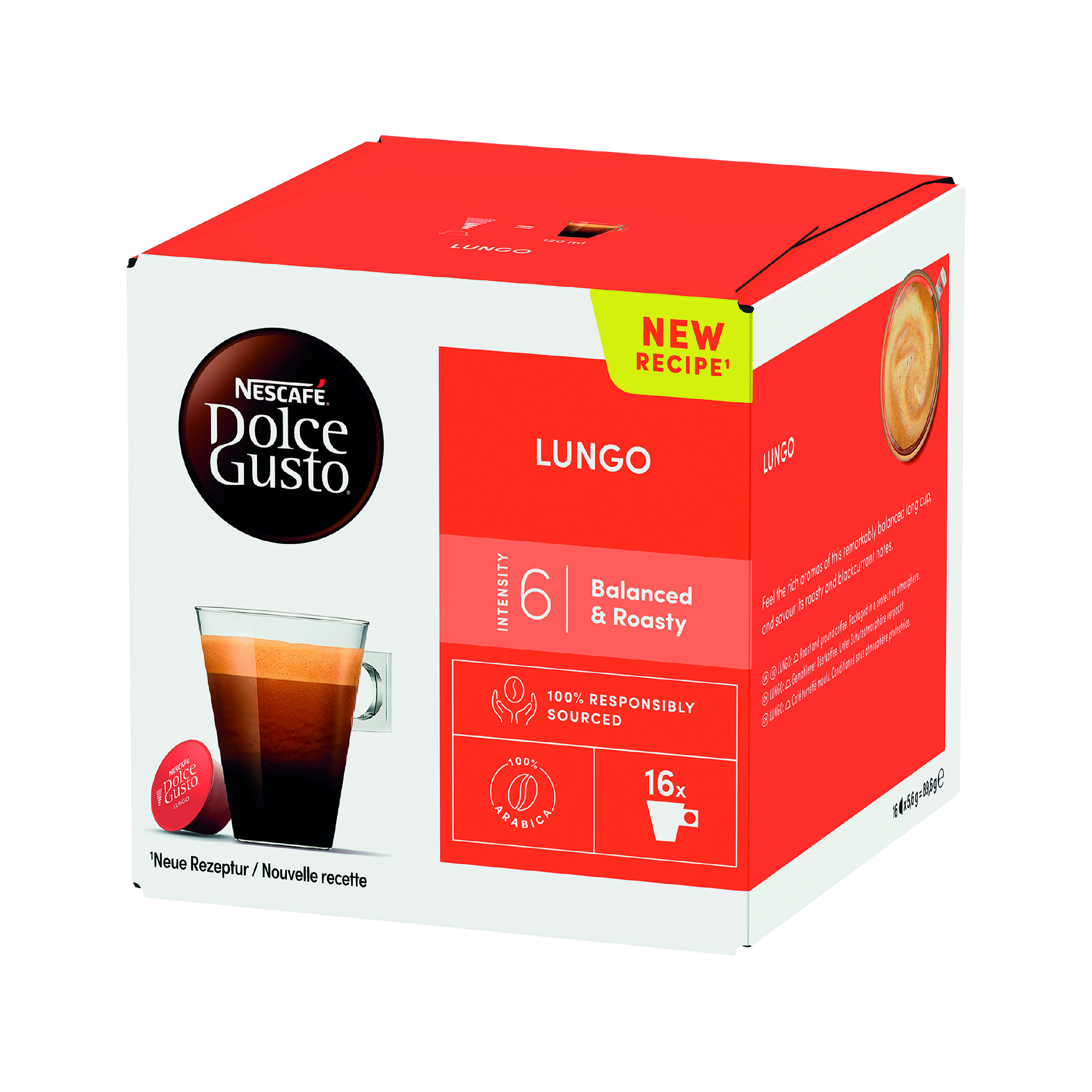 Levně Nescafé Dolce Gusto Lungo 16 kapslí