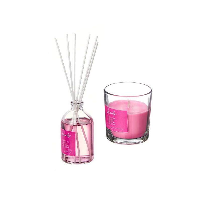 Levně Acorde Mikado Set svíčka + difuzér Orchidea