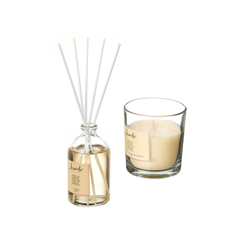 Levně Acorde Mikado Set svíčka + difuzér Vanilla