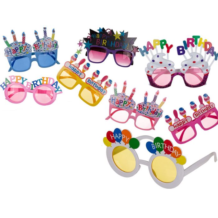 Párty Brýle Happy Birthday