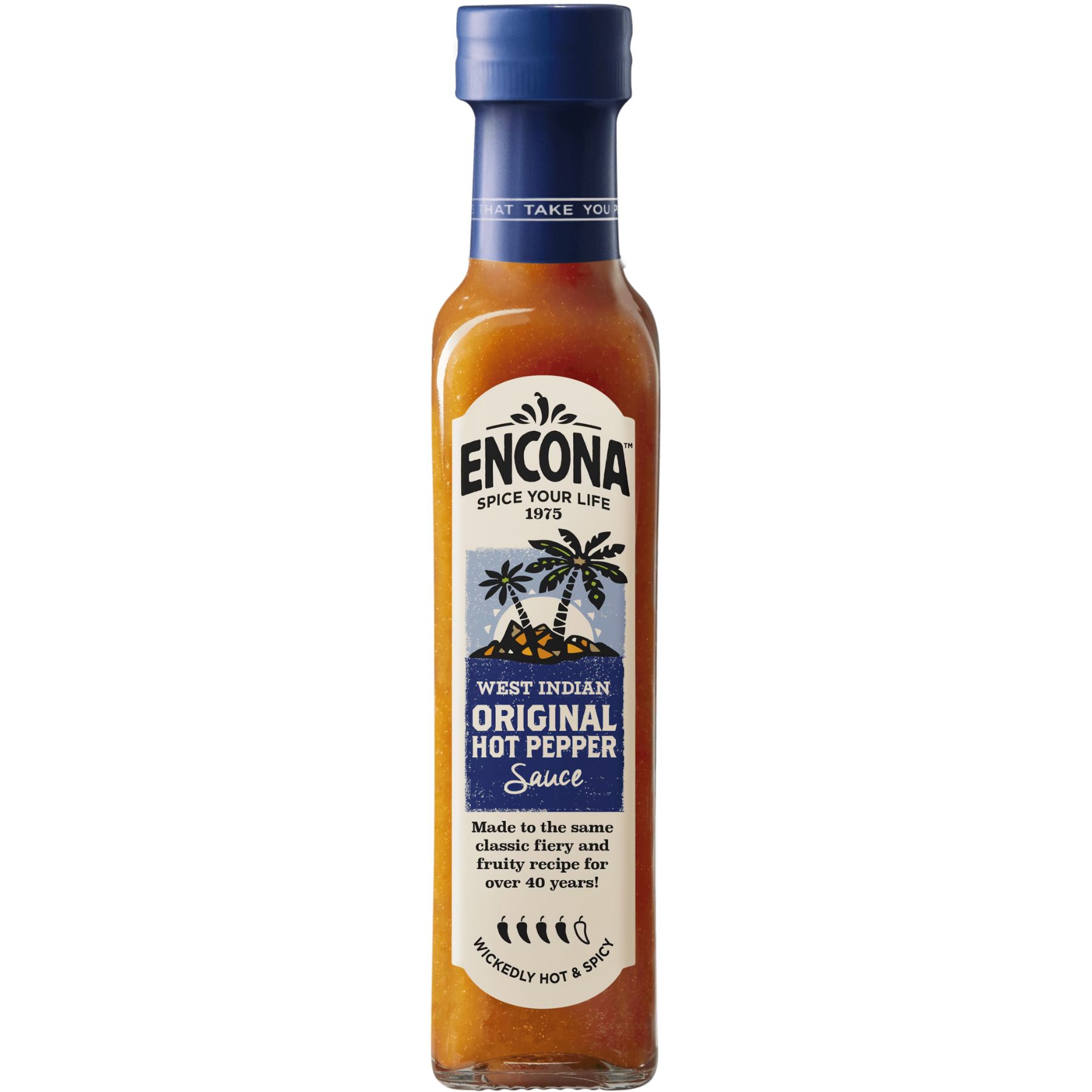 Encona pálivá omáčka Original Hot Pepper 142ml