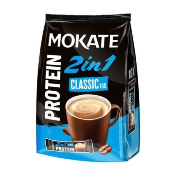 Levně Mokate Protein Coffee 2v1 Classic 10 × 18 g