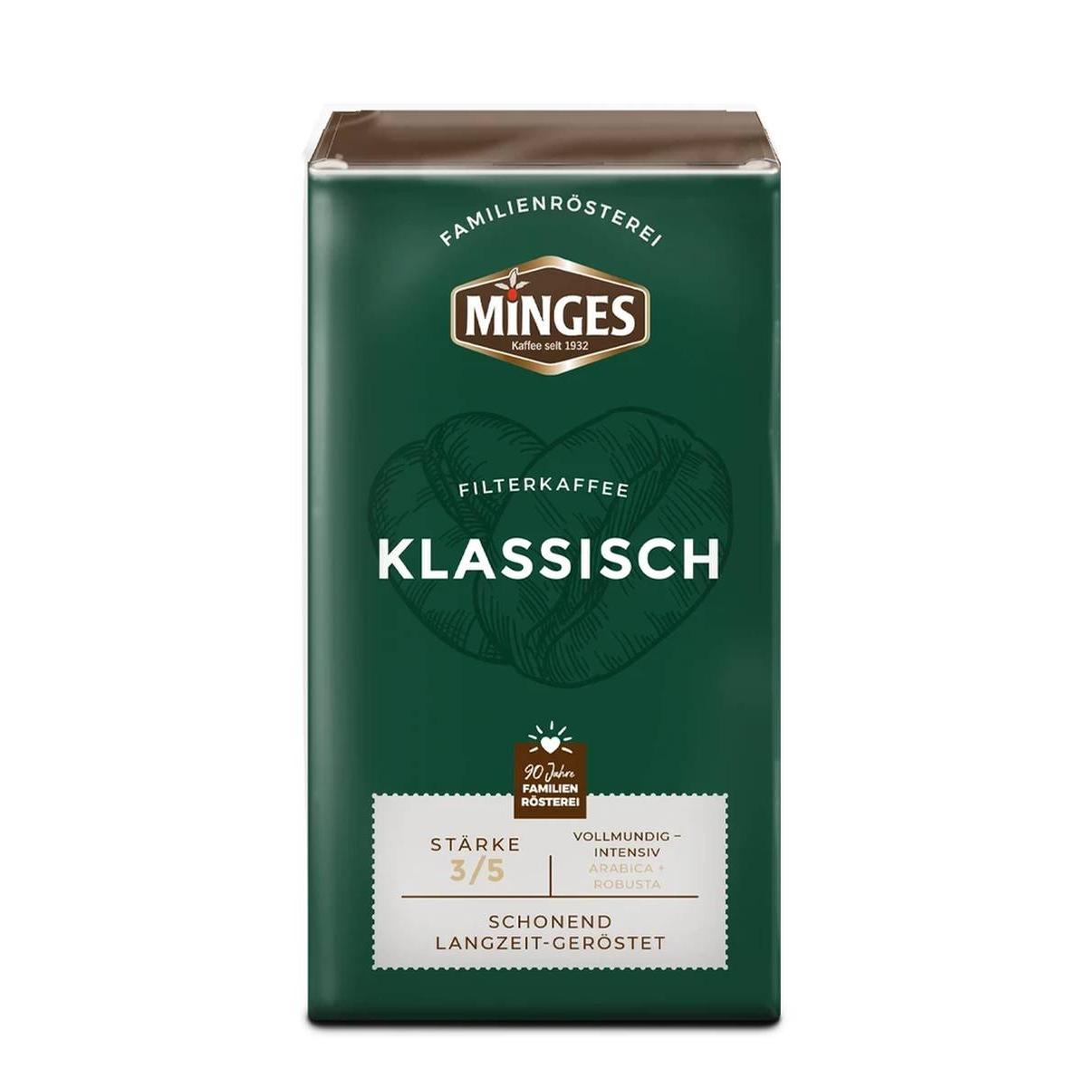 Levně Minges Klassisch mletá káva 500g