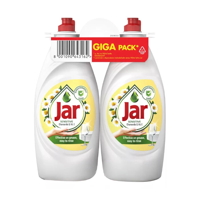 Jar Chamomile balzám na nádobí Duopack 2x900ml