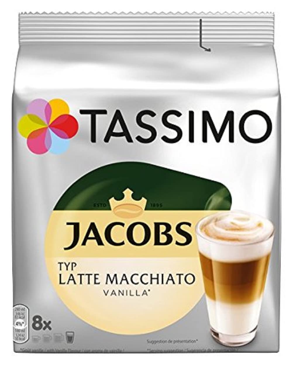 Levně TASSIMO Jacobs Latte Macchiato Vanilla 16 kapslí