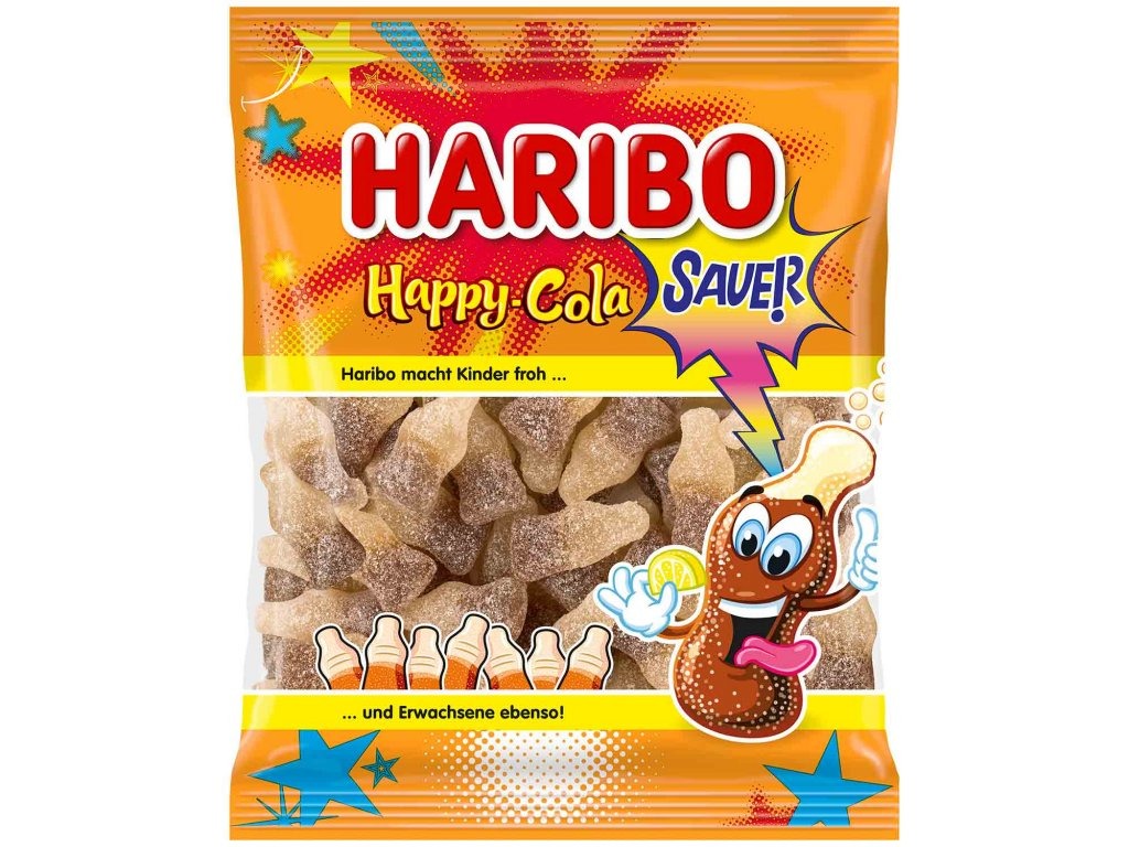 Levně Haribo Happy Cola Sauer kyselé želé 175g