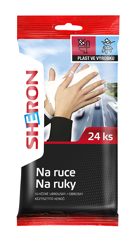 Levně SHERON ubrousky na ruce 24 ks