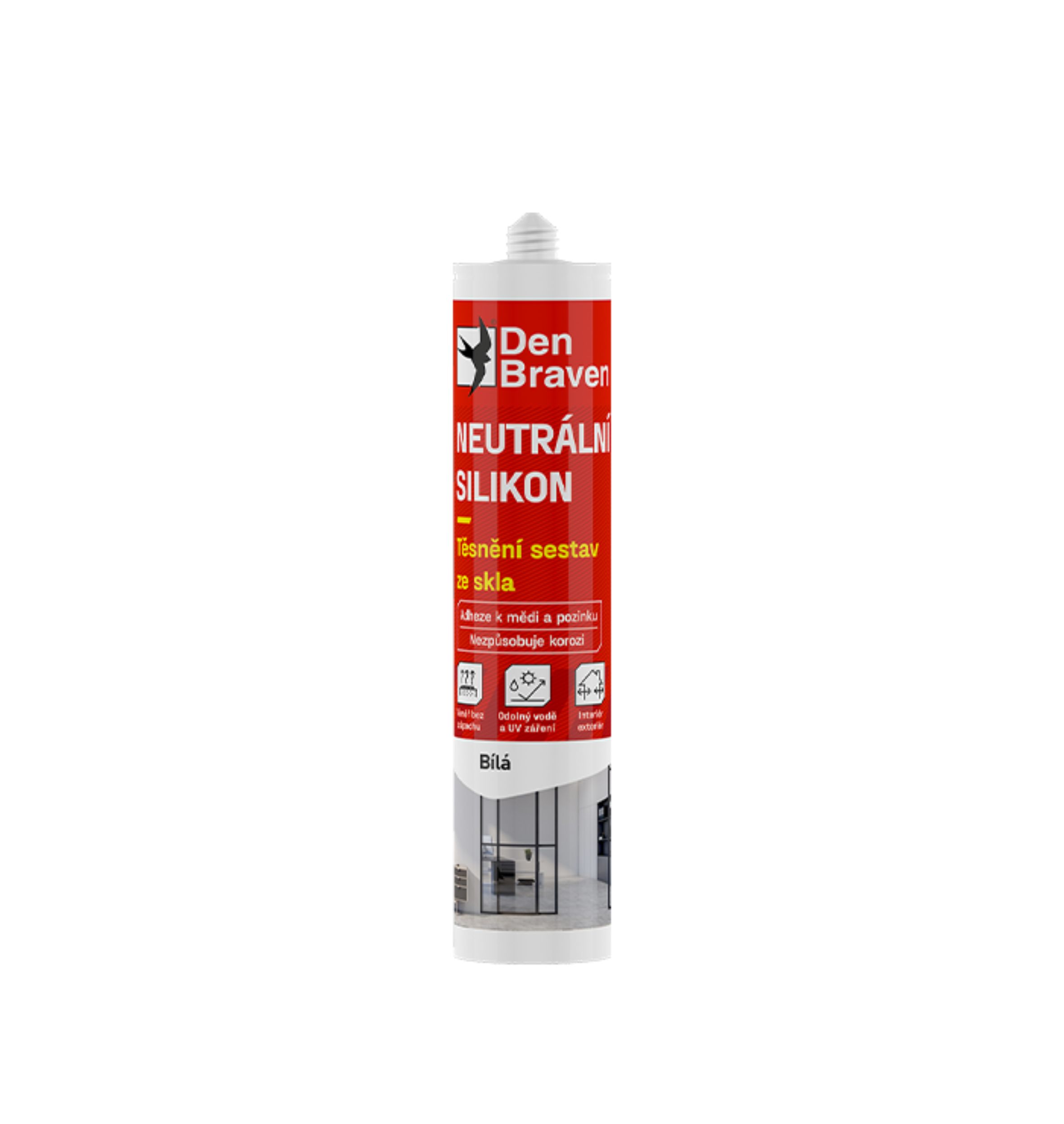Levně Neutrální silikon bílý 280 ml