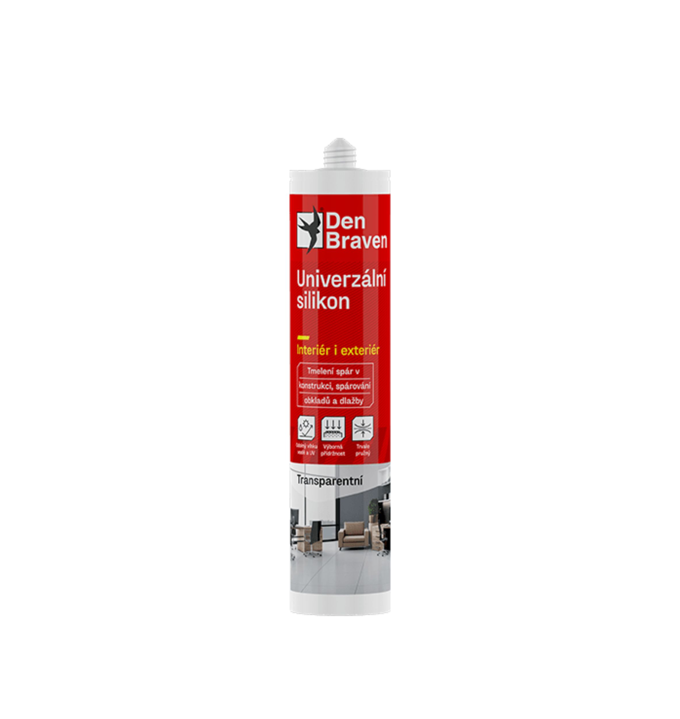 Levně Silikon univerzální transparentní 280ml