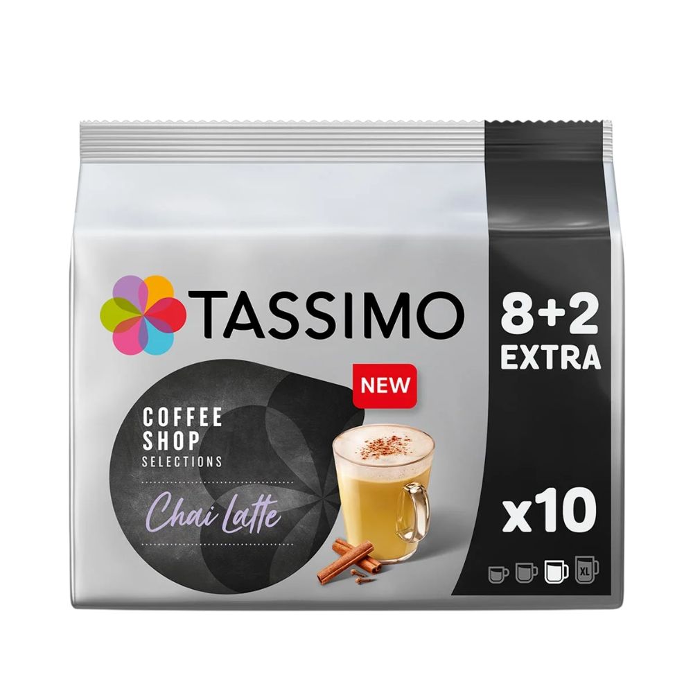 Levně TASSIMO Chai Latte Mléčný Čaj 10 kapslí