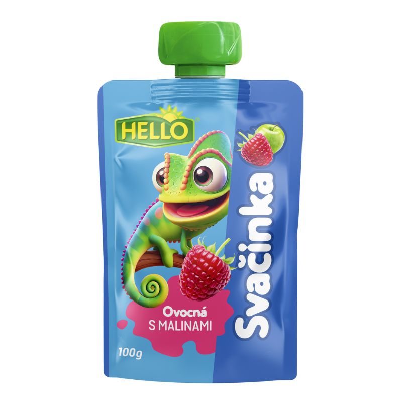 Levně HELLO Ovocná kapsa malina 100 g