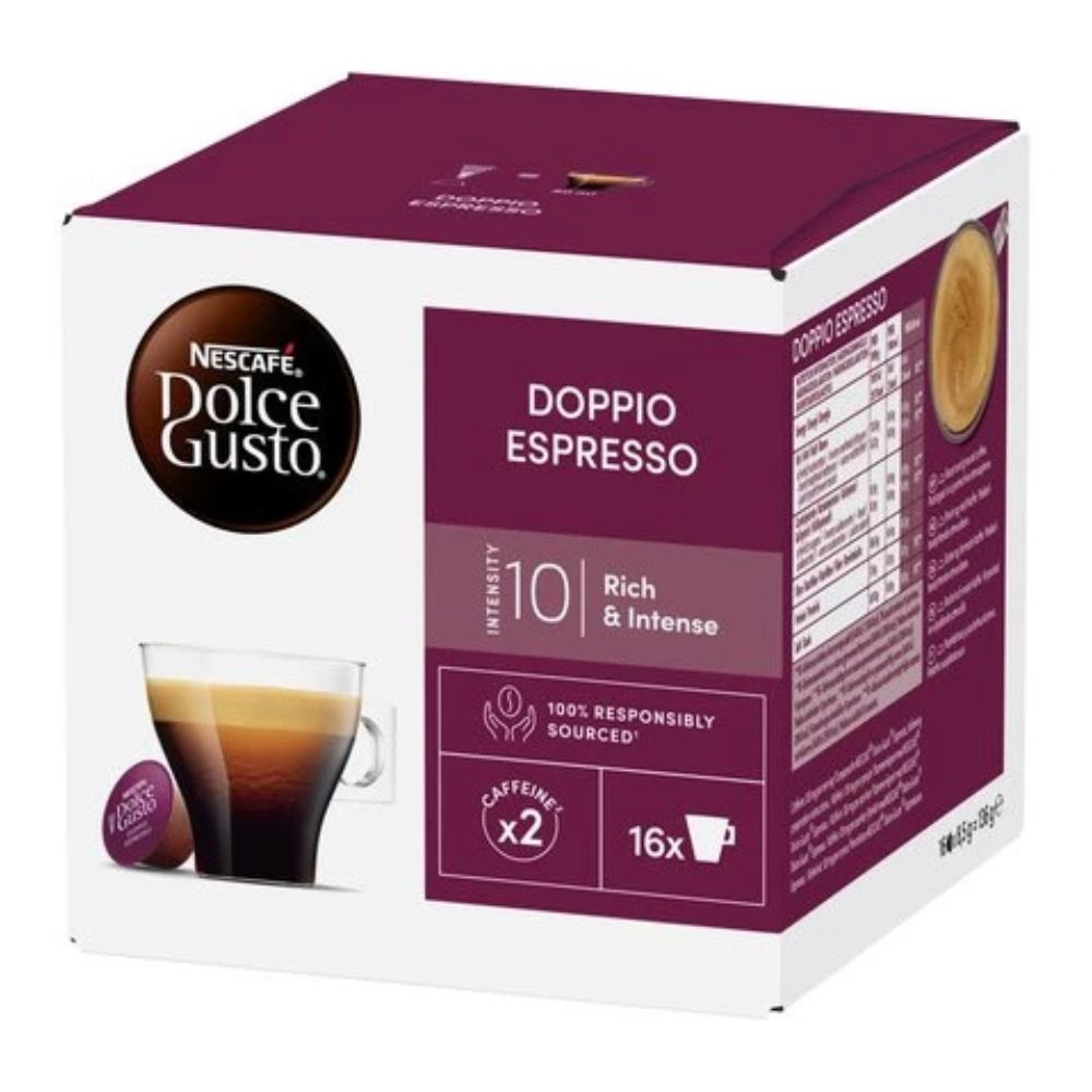 Levně Nesfacé Nescafé Dolce Gusto Doppio Espresso 16 kapslí