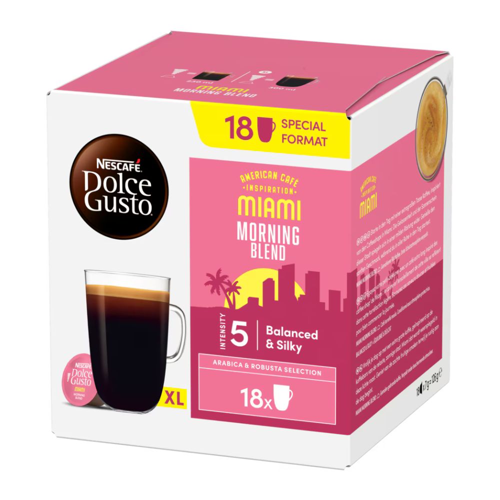 Levně Nesfacé Nescafé Dolce Gusto Miami Morning Blend 18 kapslí