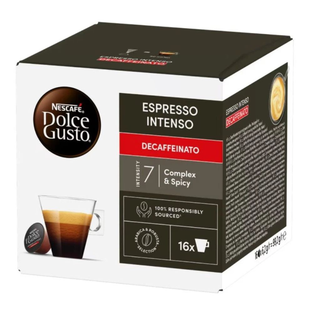 Levně Nesfacé Nescafé Dolce Gusto Espresso Intenso Decaffeinato 16 kapslí