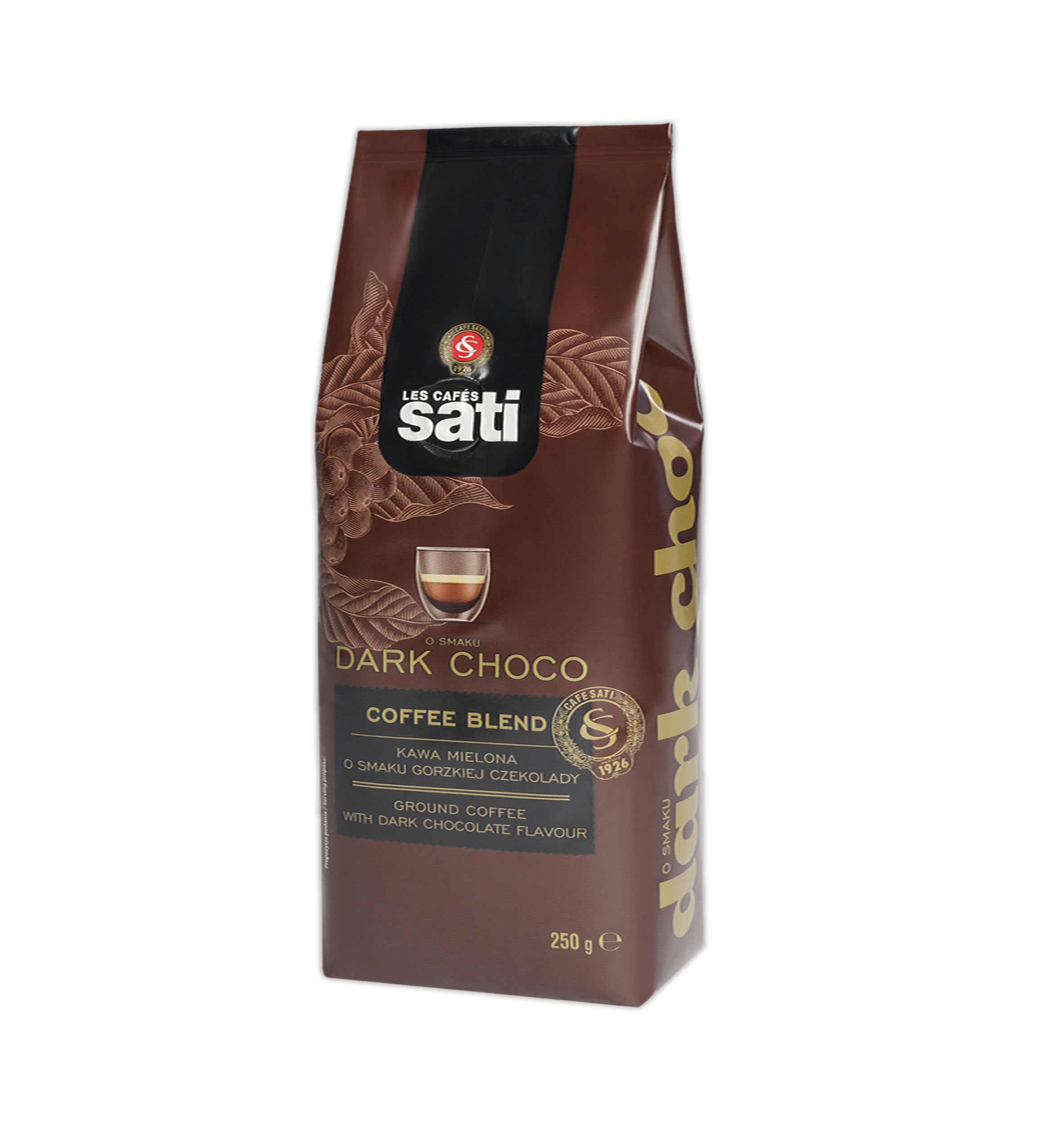 Levně Sati Dark Choco mletá káva 250 g