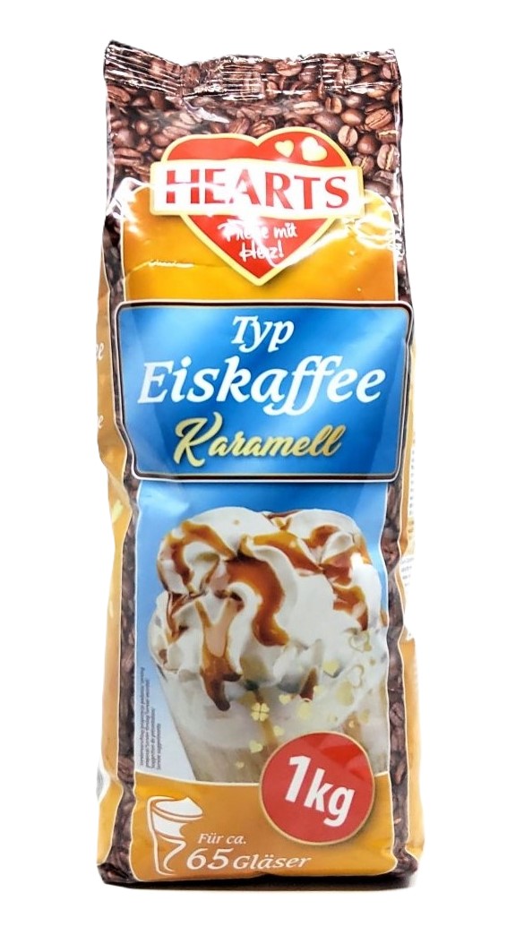 Hearts Cappuccino Ice Coffee Caramel 1kg