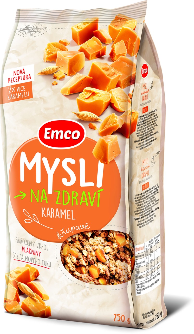Levně Emco Mysli Karamel 750 g