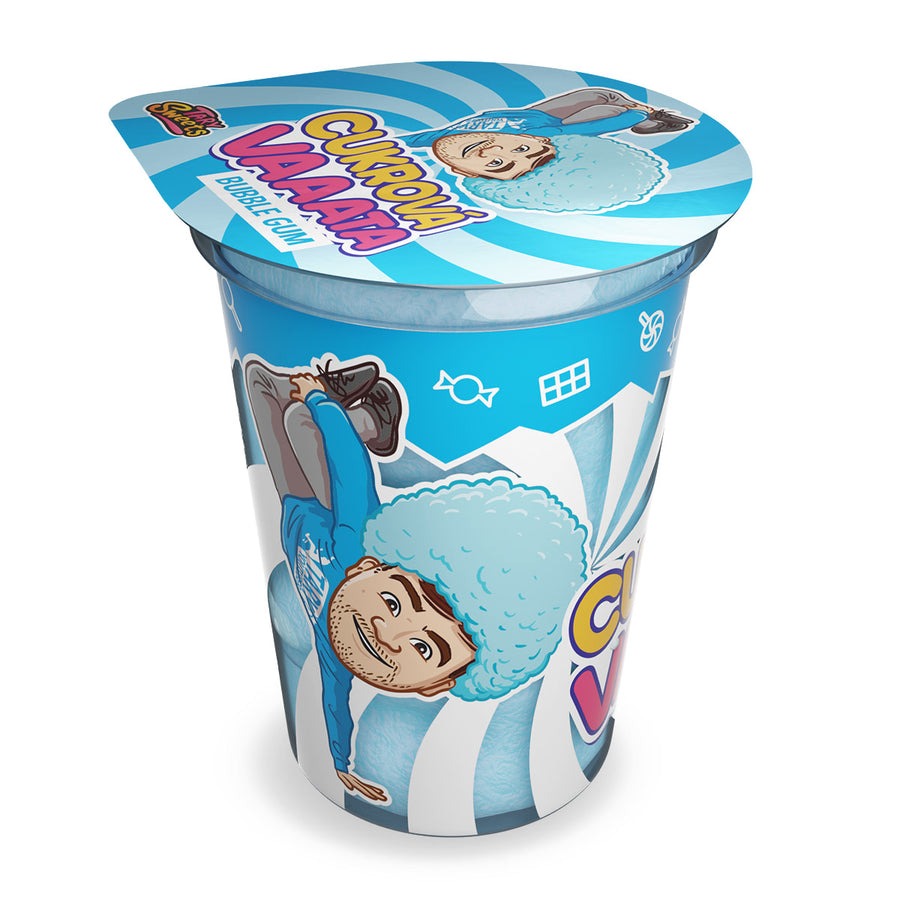 Levně Tary Sweets Cukrová vata Bubble Gum 20 g