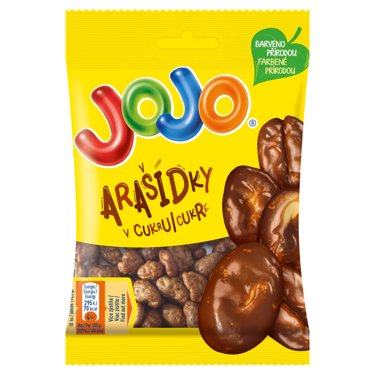 Levně JOJO Arašídky v cukru 60 g