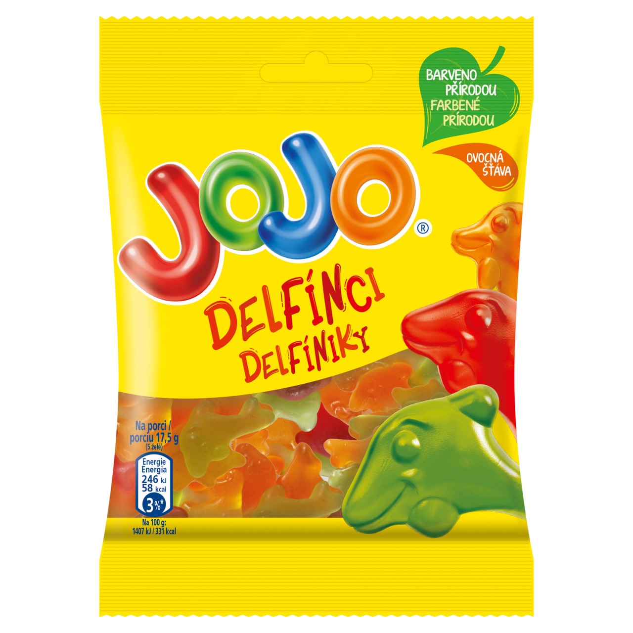 Levně JOJO Delfíni želé bonbóny 80 g