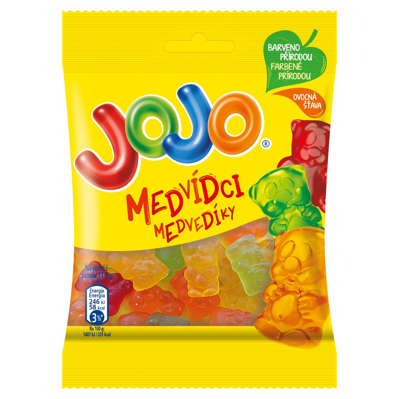 Levně JOJO Medvídci želé bonbóny 80 g