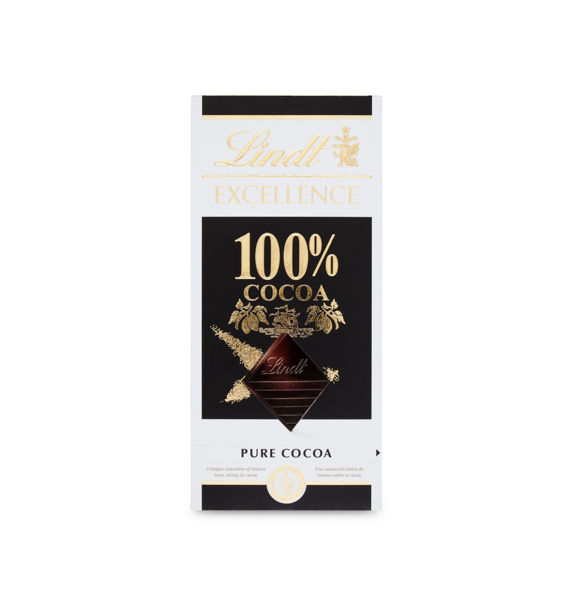 Levně Lindt Excellence 100 % kakaa 50 g