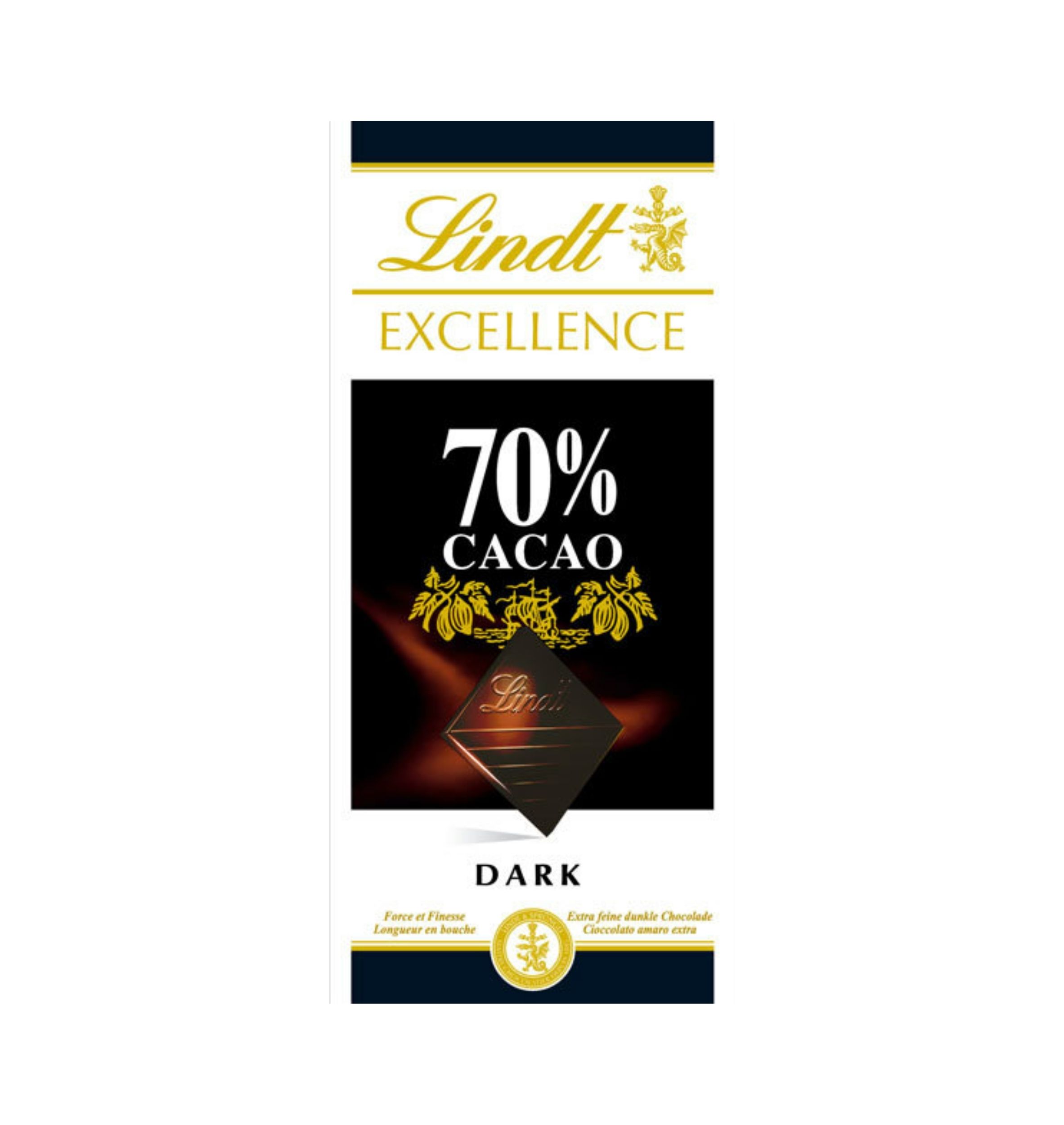 Lindt Excellence Hořká čokoláda 70 % kakaa 100 g