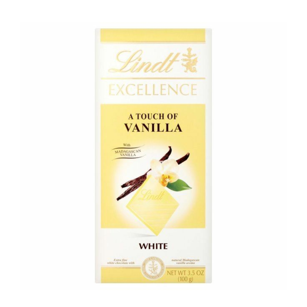 Levně Lindt Excellence bílá čokoláda Vanilla 100 g