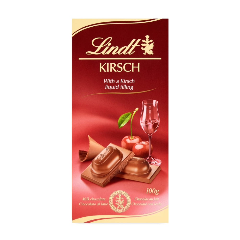 Lindt Lindor Kirsch čokoláda 100 g