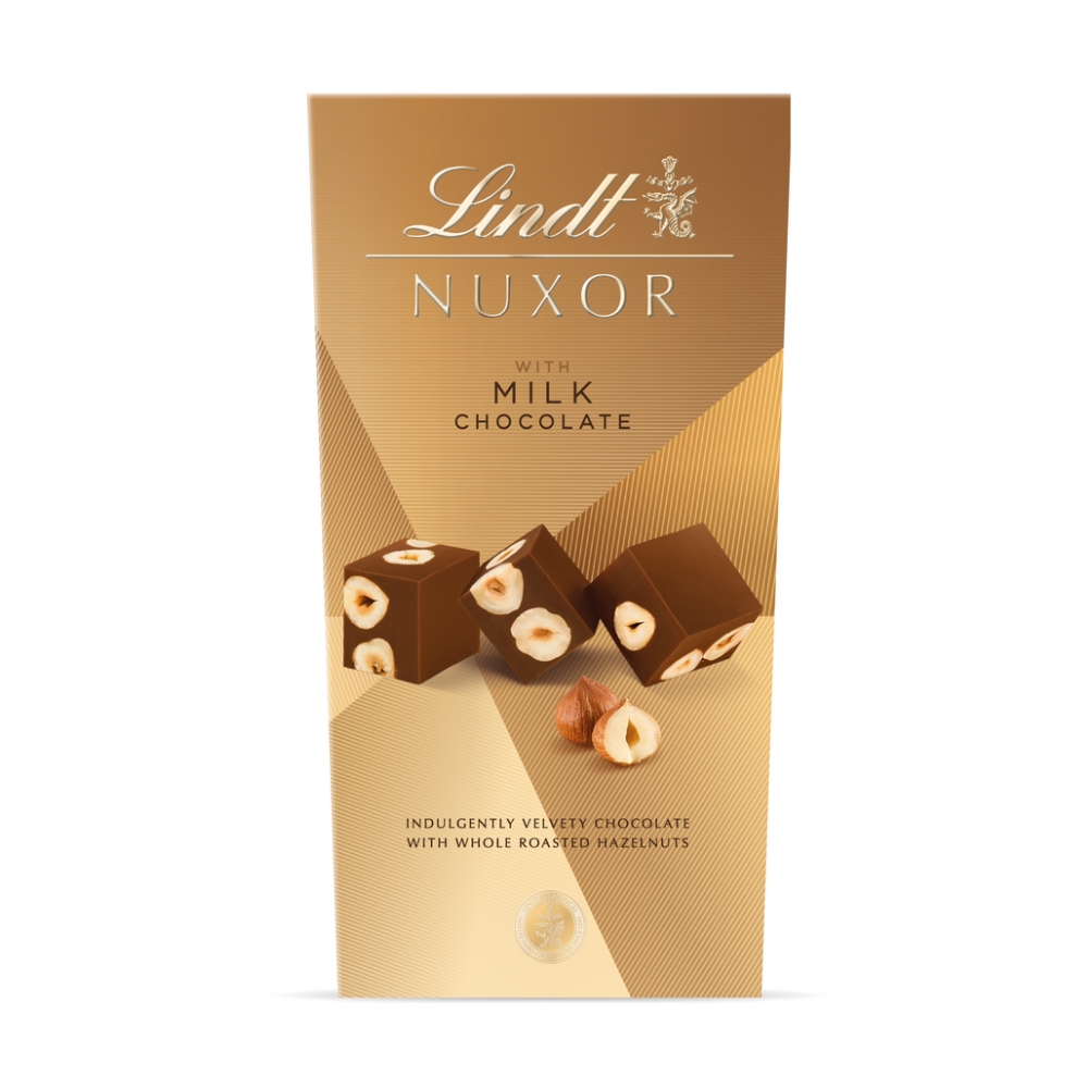 Lindt Nuxor Milk Cornet mléčná čokoláda 150 g