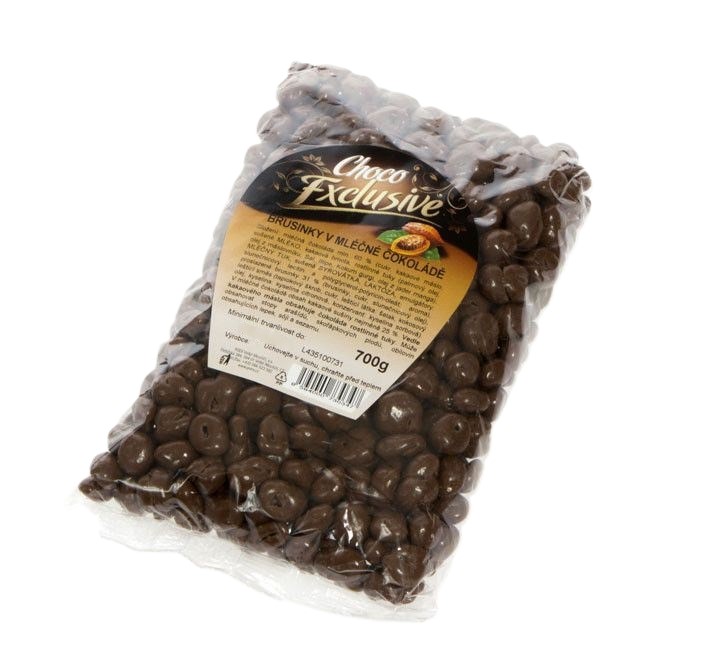 Levně Poex Brusnice v mléčné čokoládě 700 g