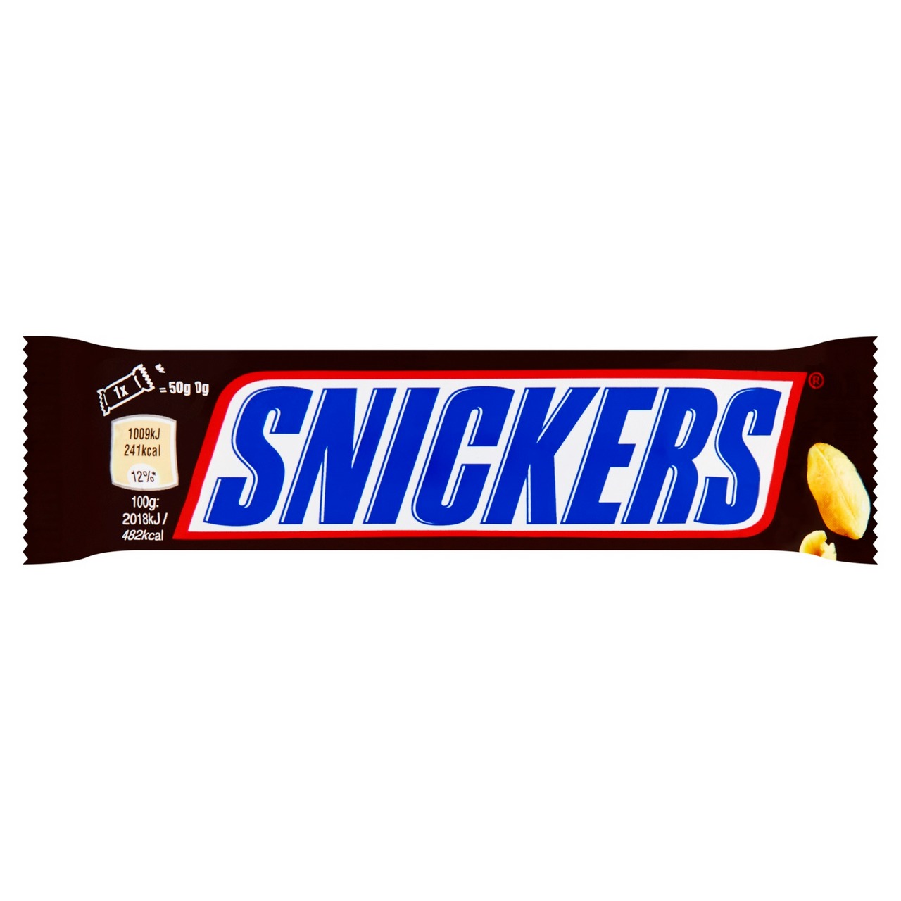 Levně Snickers čokoládová tyčinka s arašídy 50 g