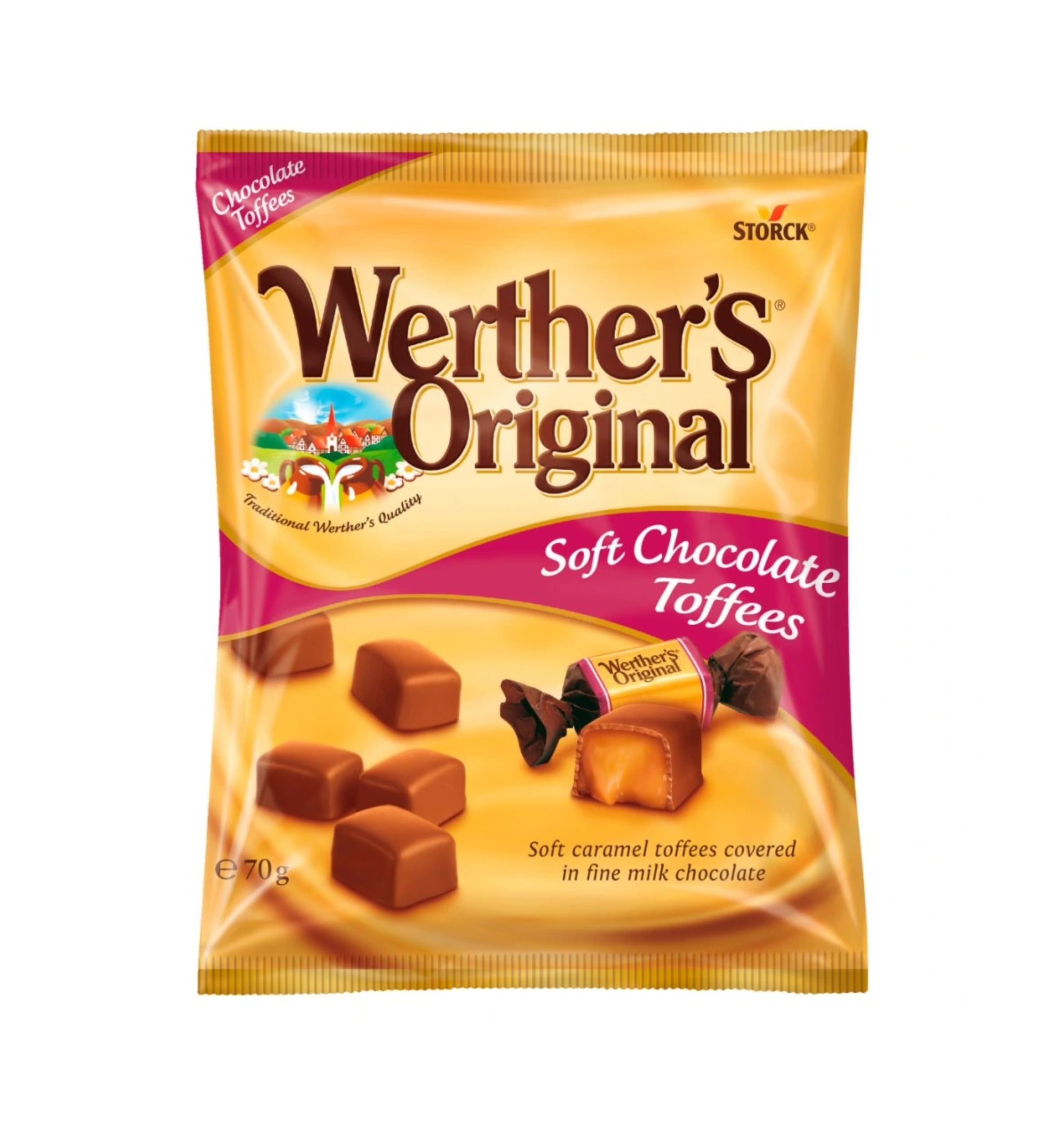 Werther's Original Karamel v čokoládě 70 g
