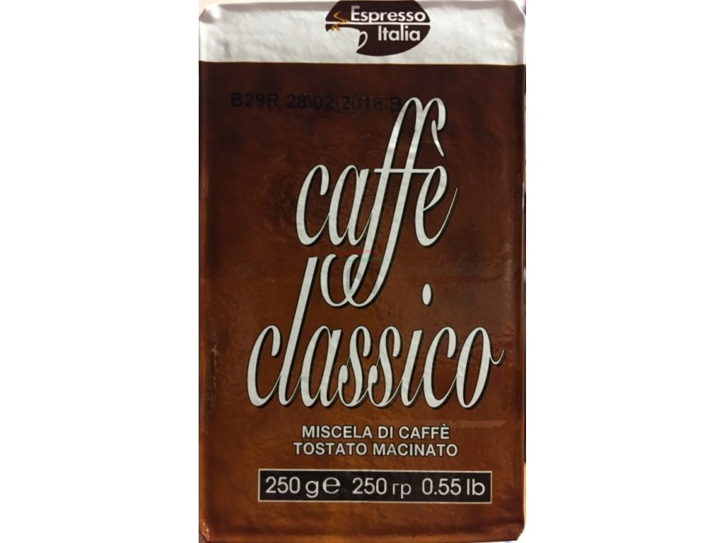 Levně Caffe Classico Espresso Italia Caffè Classico mletá káva 250 g